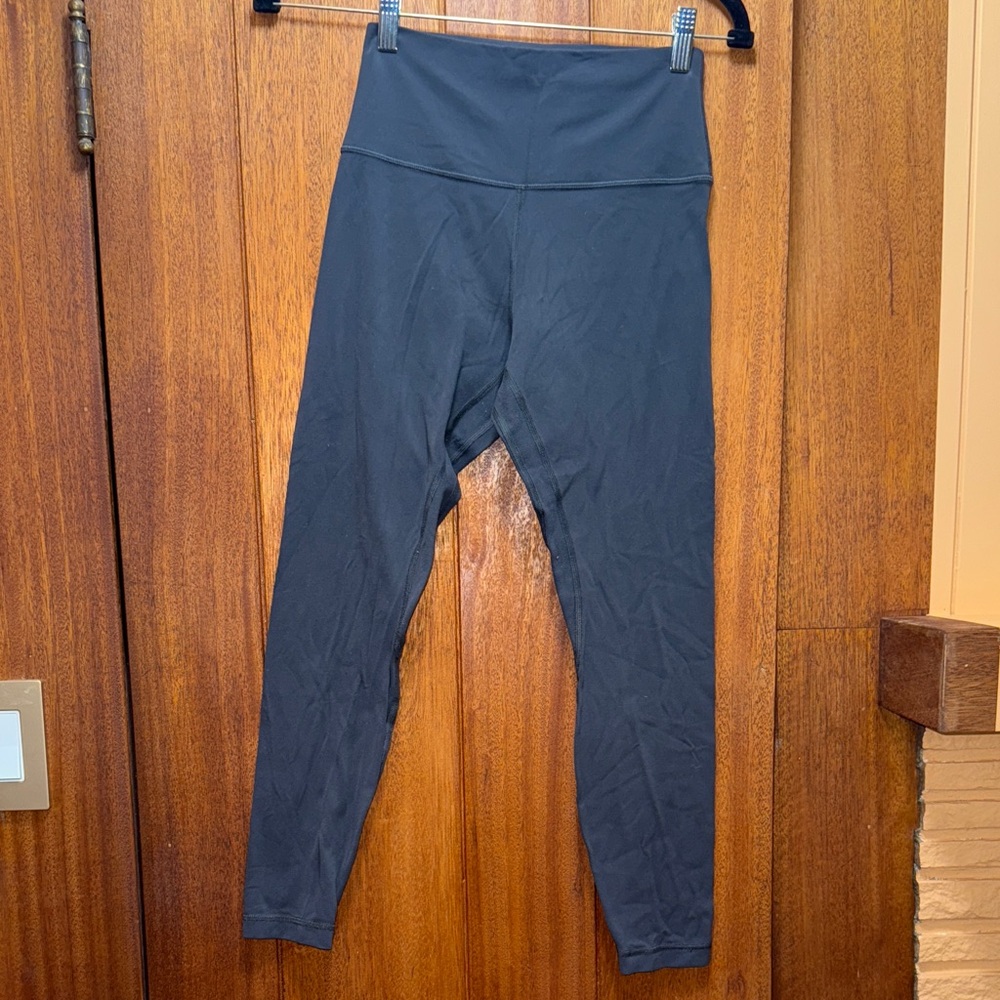 Lululemon Gray Pull-On Stretch Yoga Sports Align High-Waisted
